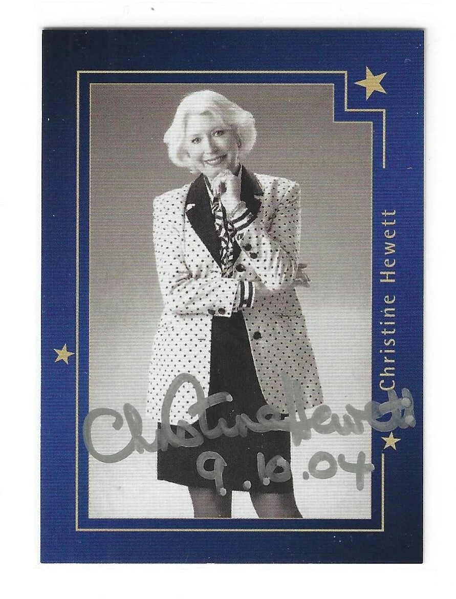 Christine Hewett Signed Chicagoland Entertainment Card
