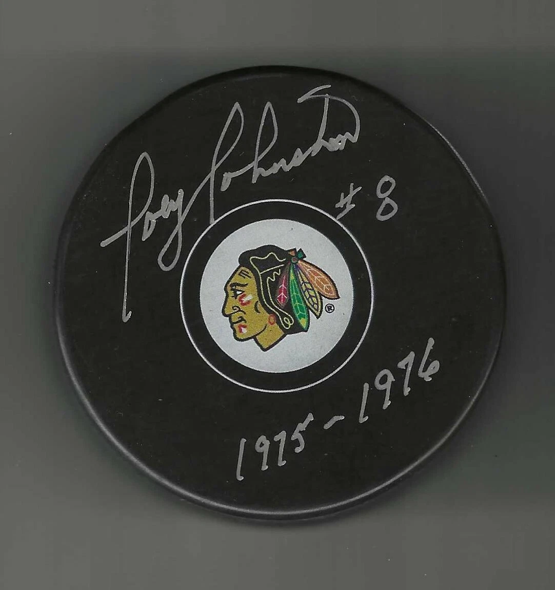 Joey Johnston Signed Chicago Blackhawks Puck
