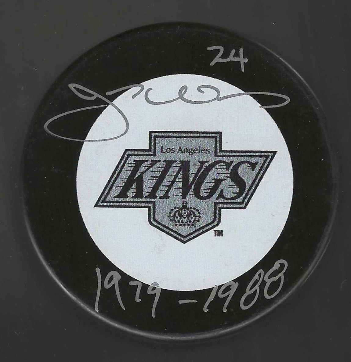 Jay Wells Signed Los Angeles Kings Puck
