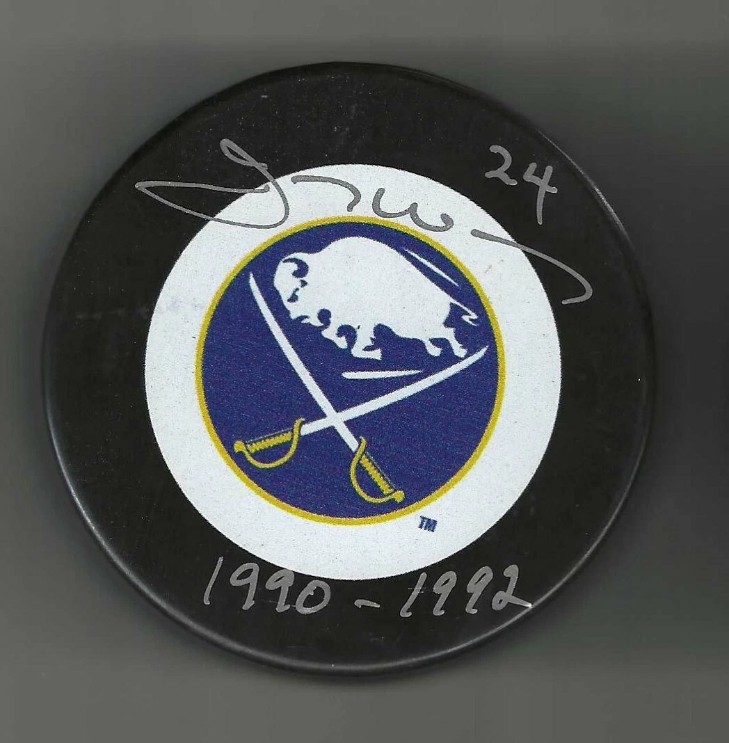 Jay Wells Signed Buffalo Sabres Puck
