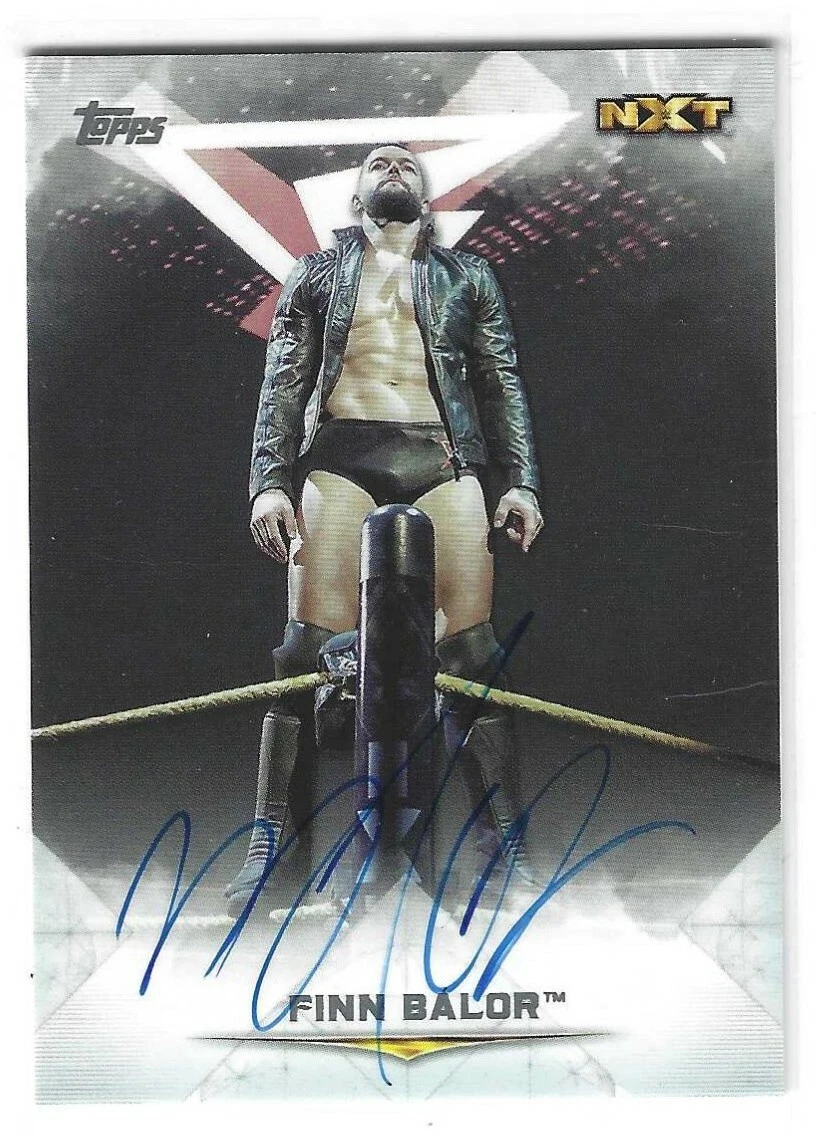 Finn Balor Signed 2020 Topps Undisputed WWE NXT Card #58
