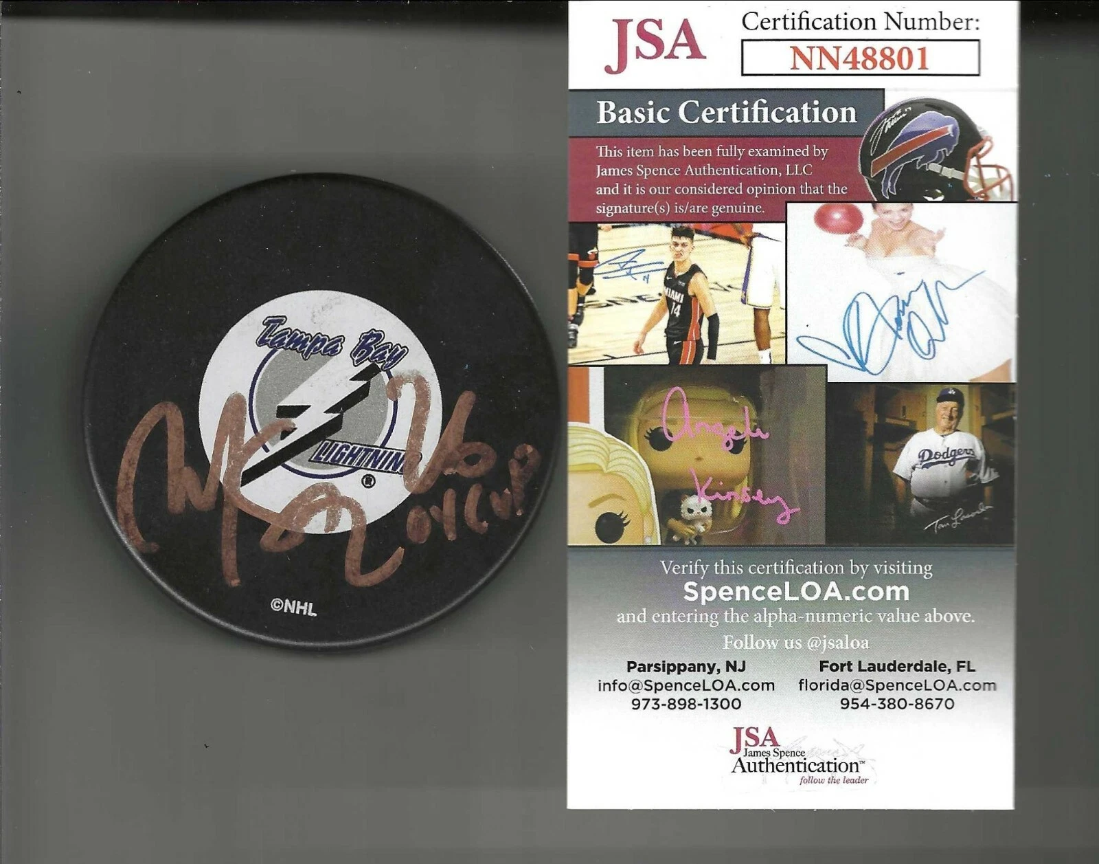 Martin St. Louis Signed & Inscribed 