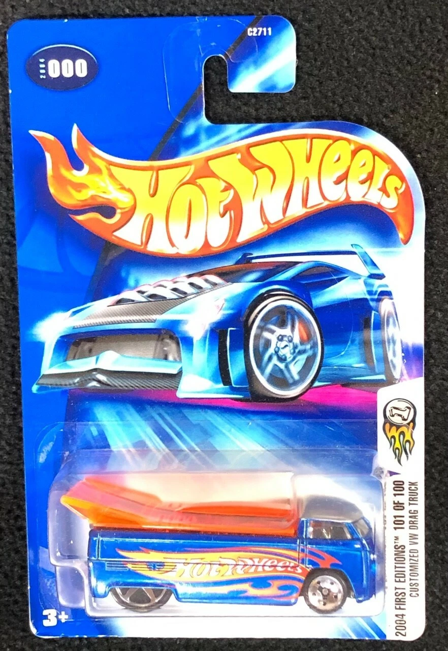 Hot Wheels 2004 First Editions Customized VW Drag Truck 101 Of 100 #000
