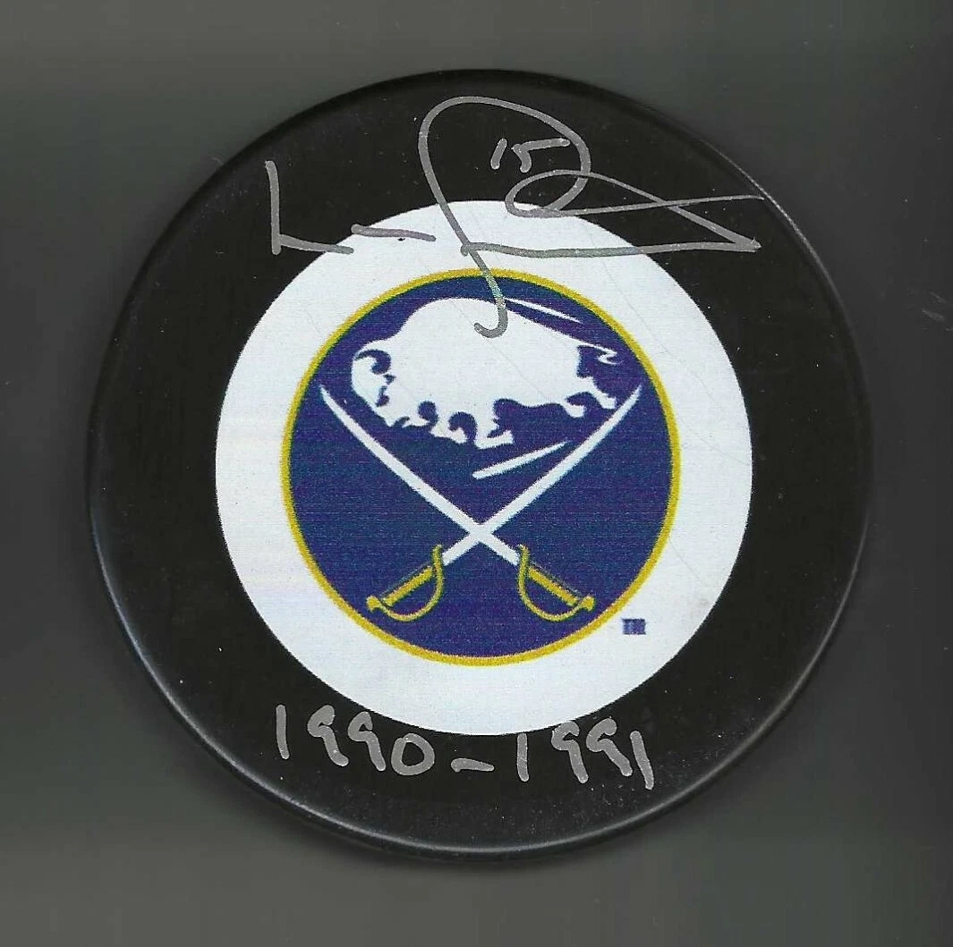 Lou Franceschetti Signed Buffalo Sabres Puck
