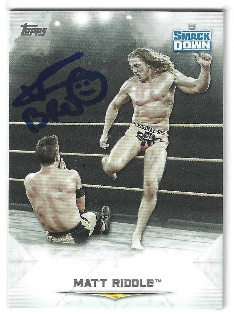 Matt Riddle Signed 2020 Topps WWE Undisputed Card #40
