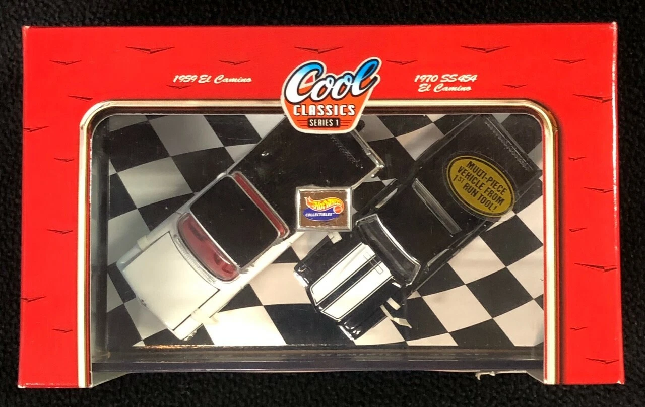 Hot Wheels Collectibles Cool Classics Series 1 40th Anniversary El Camino Set
