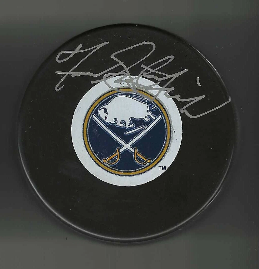 Fred Stanfield Signed Buffalo Sabres Puck
