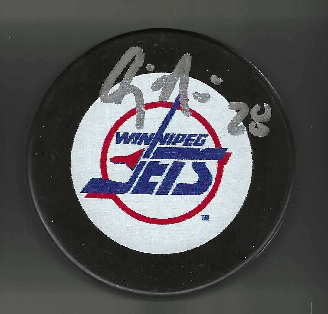 Craig Muni Signed Winnipeg Jets Puck
