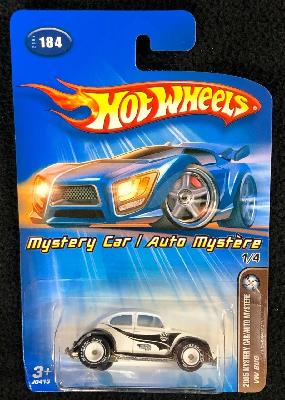 Hot Wheels 2005 Mystery Car VW Bug #184 Mint In Protective Case
