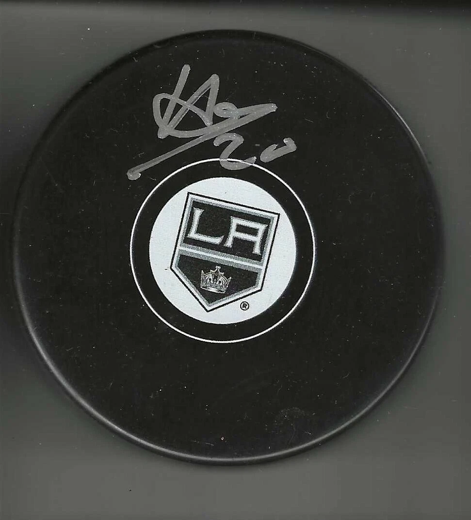Helge Grans Signed Los Angeles Kings Puck
