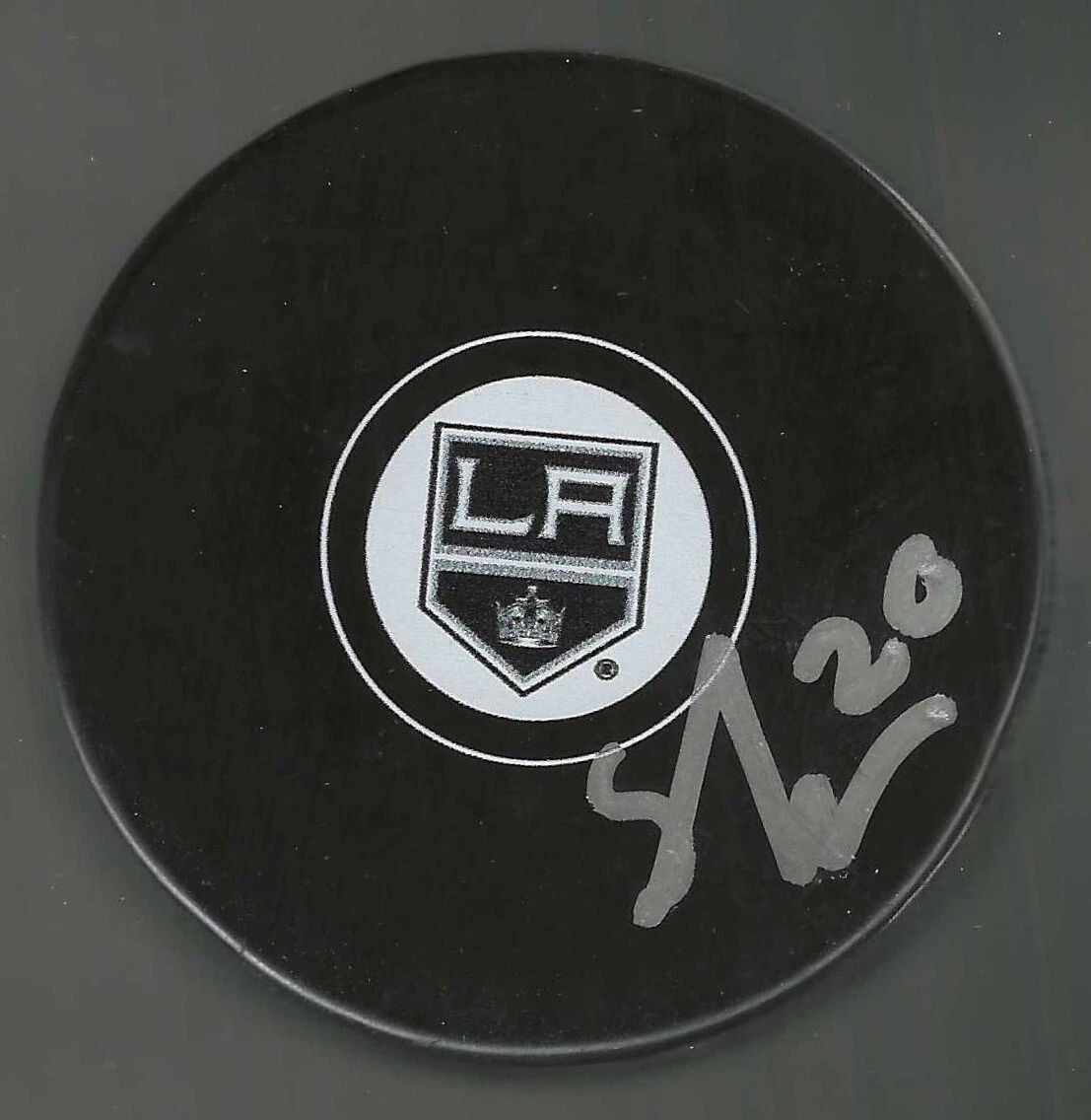 Samuel Helenius Signed Los Angeles Kings Puck
