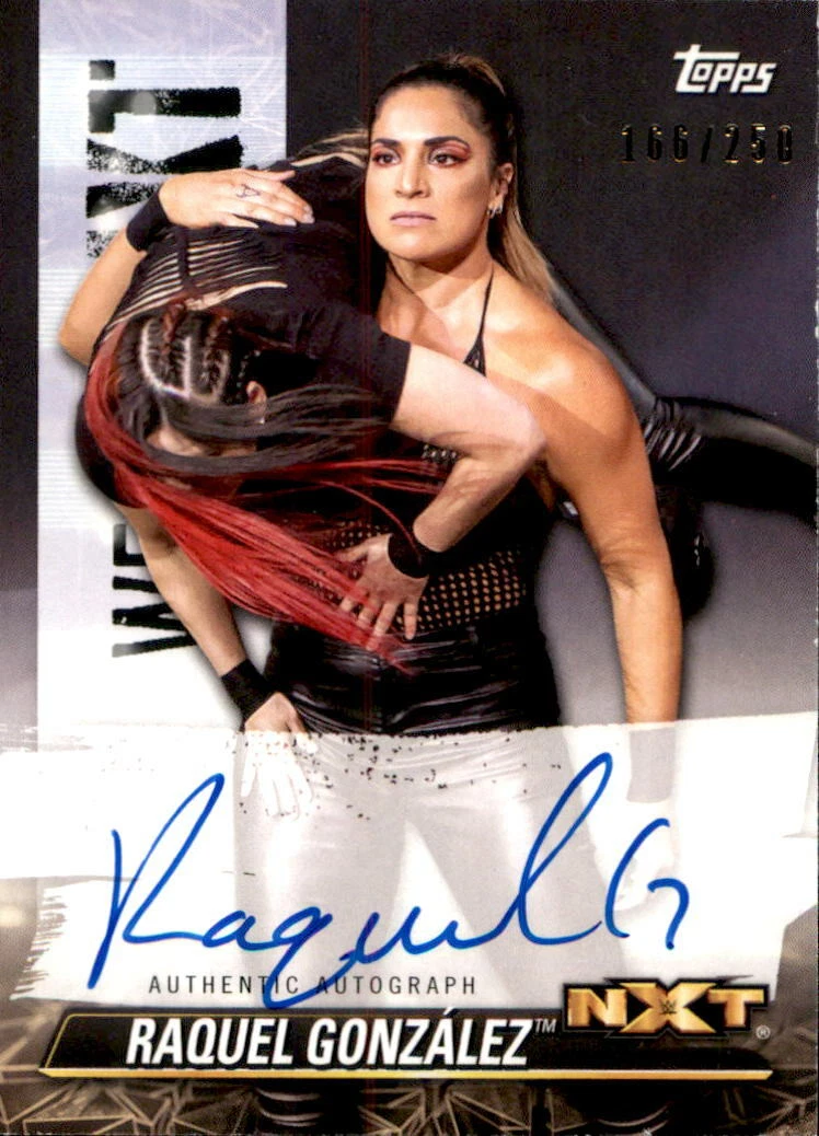 Raquel Gonzalez 2021 Topps NXT Authentic Autograph Card A-RG 166/250 WWE
