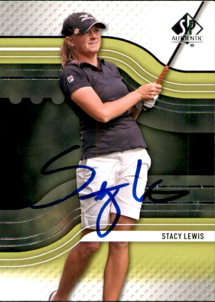 Stacy Lewis Signed 2012 UD SP Authentic Golf Card R26 LPGA
