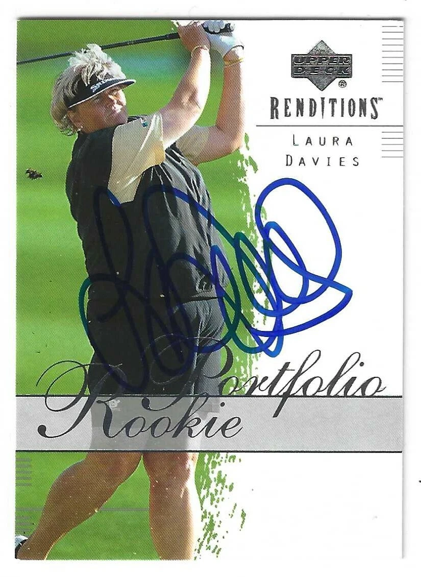Laura Davies Signed 2003 Upper Deck Golf Card #51 LPGA
