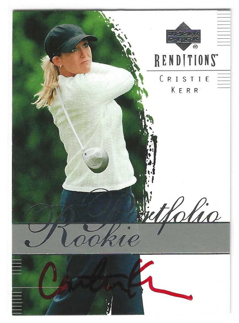 Cristie Kerr Signed 2003 Upper Deck Golf Card #60 LPGA
