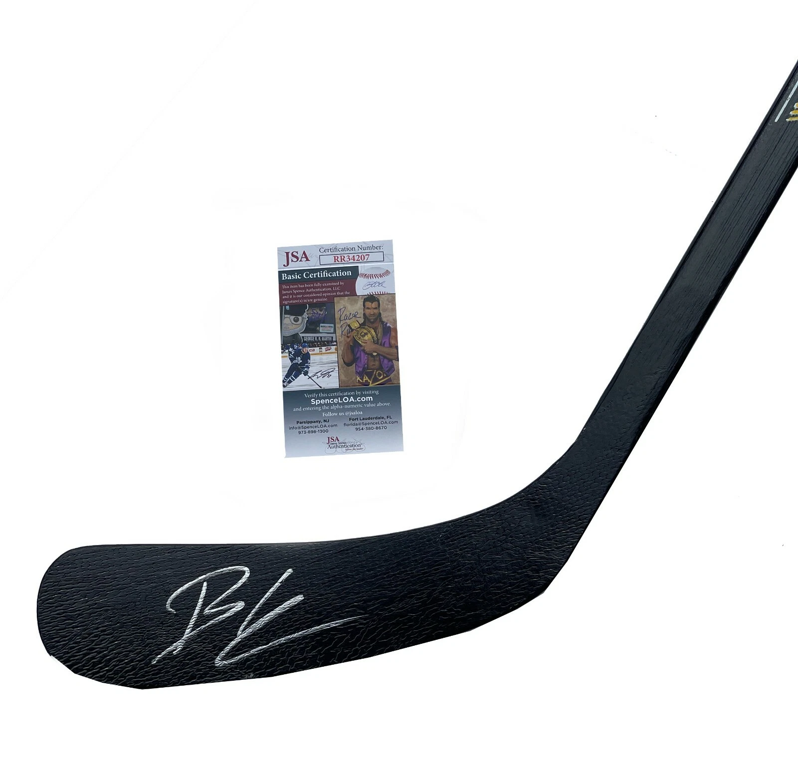 Brad Lambert Signed Full Size Hockey Stick JSA COA Winnipeg Jets

