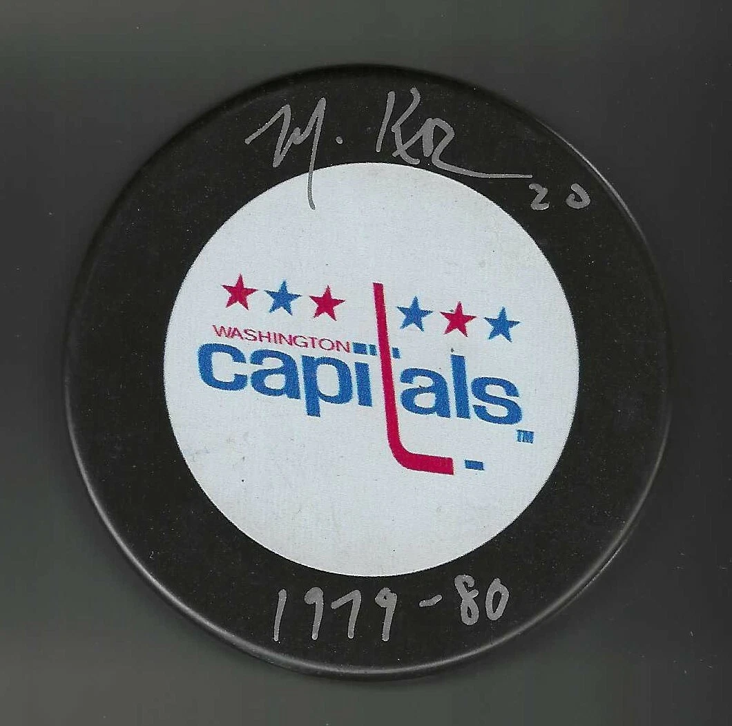 Mike Kaszycki Signed & Inscribed Washington Capitals Puck
