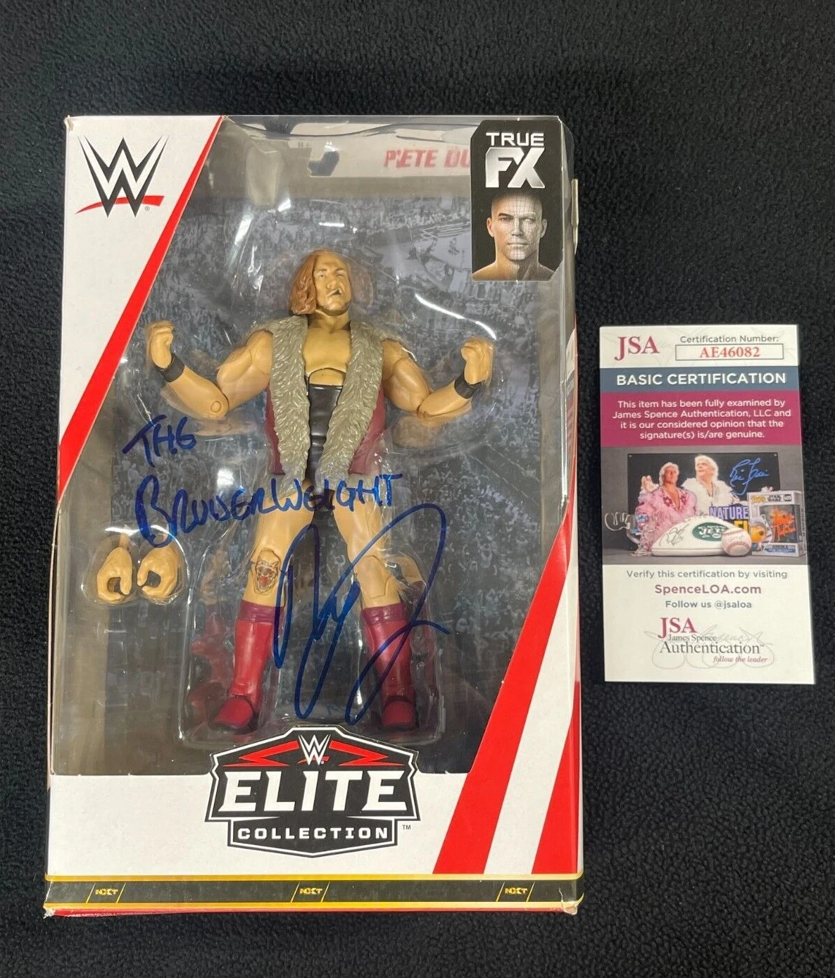 Pete Dunne Signed & Inscribed WWE Elite 1st Target Action Figure JSA COA
