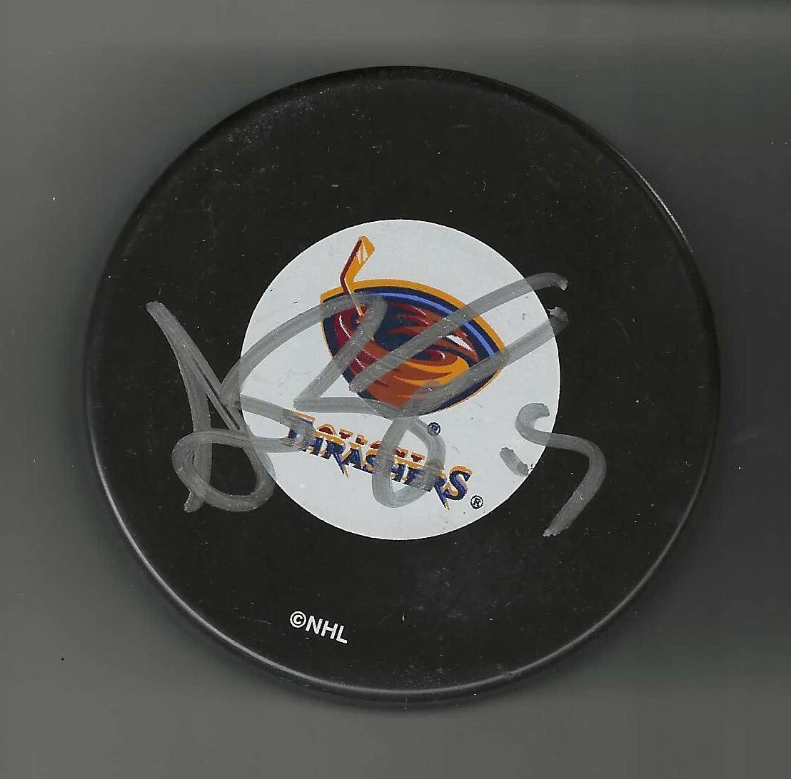 Andrew Brunette Signed Atlanta Thrashers Puck
