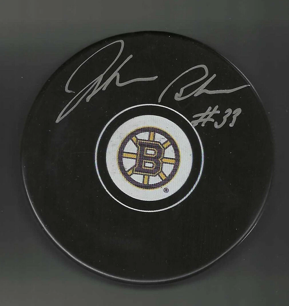 John Blum Signed Boston Bruins Puck
