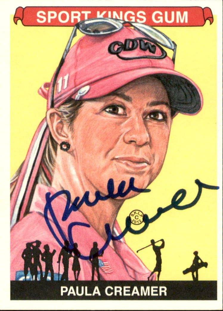 Paula Creamer Signed 2012 Sport Kings Golf Card #236 LPGA
