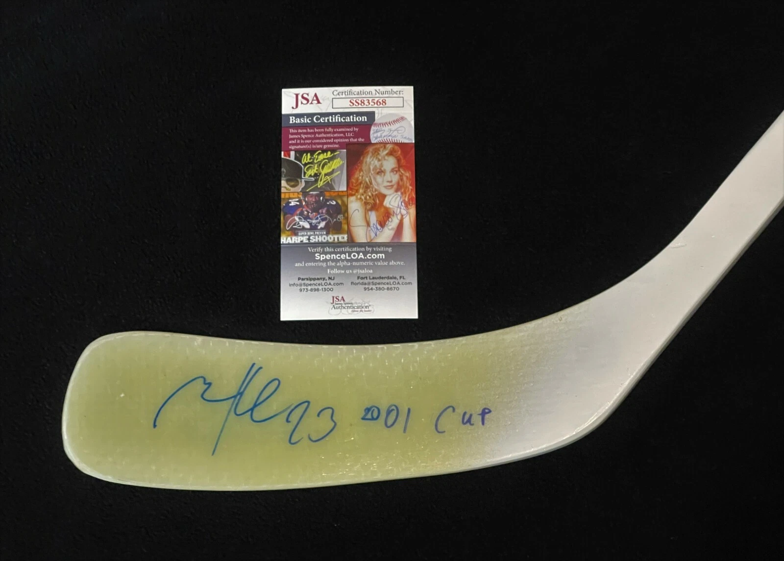 Milan Hejduk Signed & Inscribed 