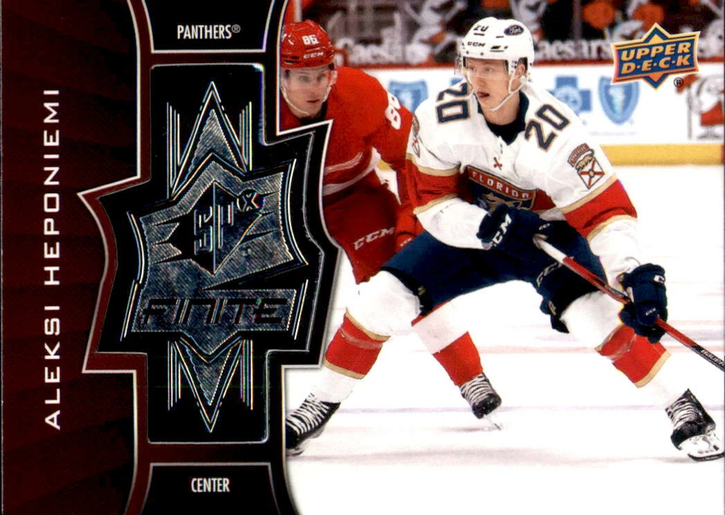 Aleksi Heponiemi 2020/21 UD SPX Finite Card SF-38 1703/2999 Florida Panthers
