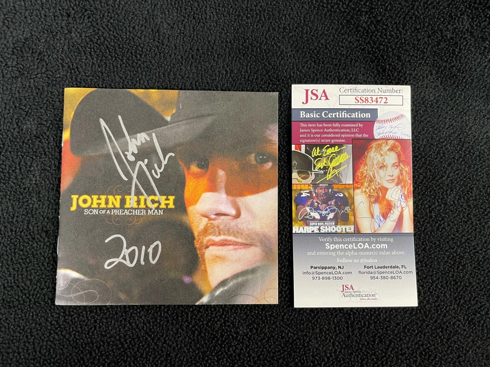 John Rich Signed Son Of A Preacher Man CD Booklet With Disc JSA COA
