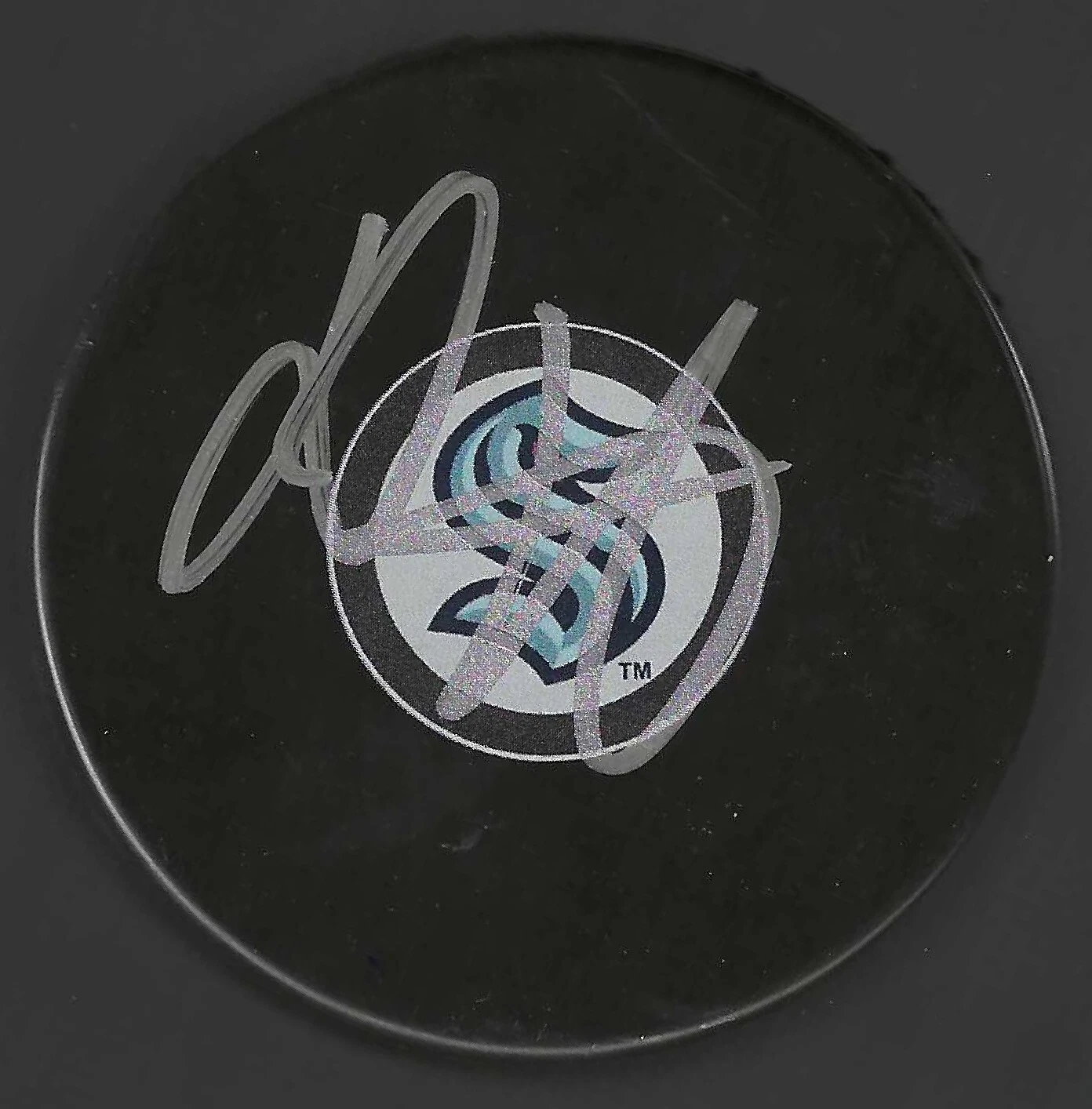 Dave Hakstol Signed Seattle Kraken Puck

