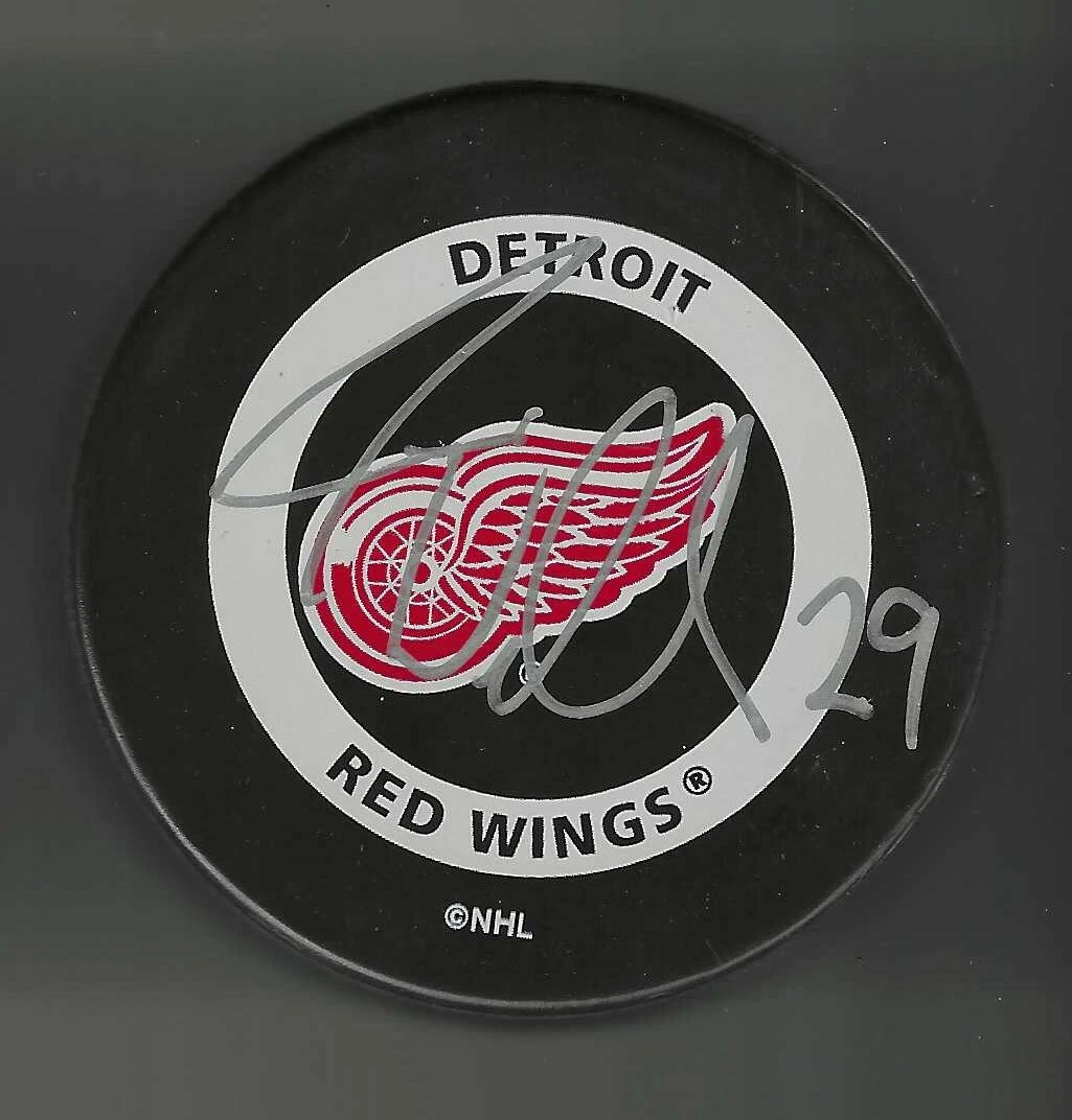 Jason Williams Signed Detroit Red Wings Official Game Puck
