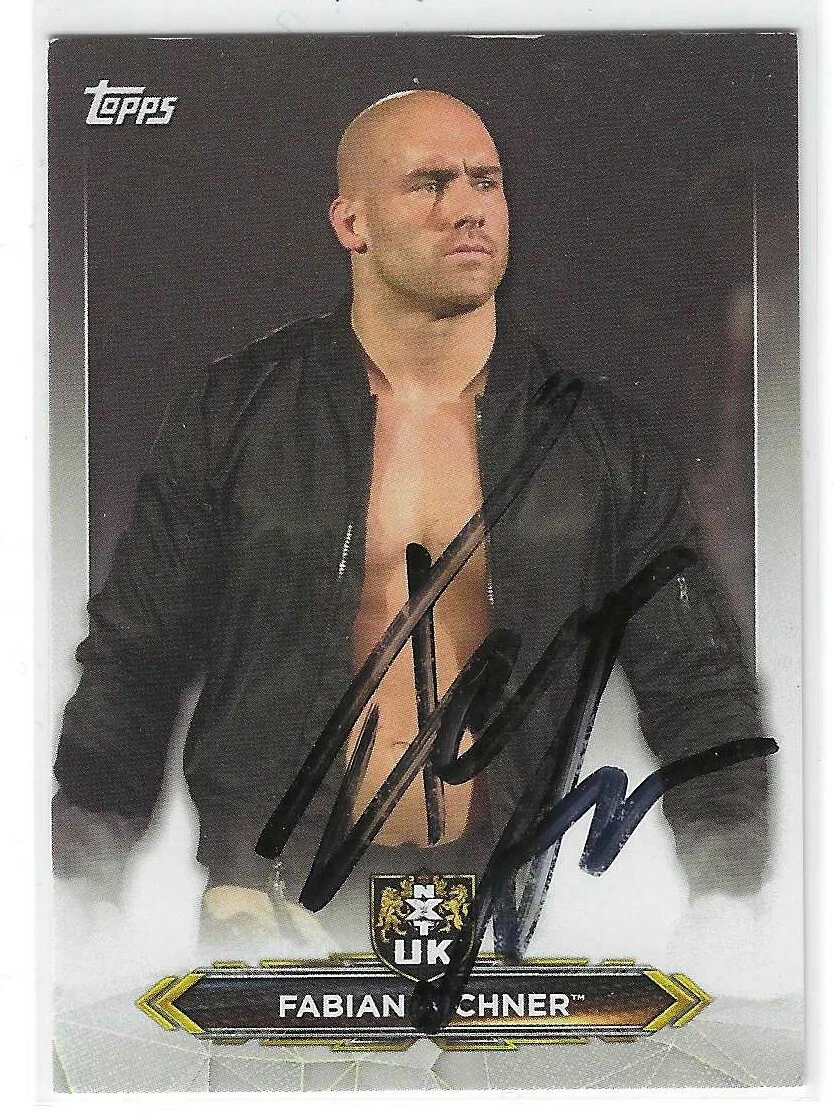 Fabian Aichner Signed 2020 Topps WWE NXT UK Card NXT-52
