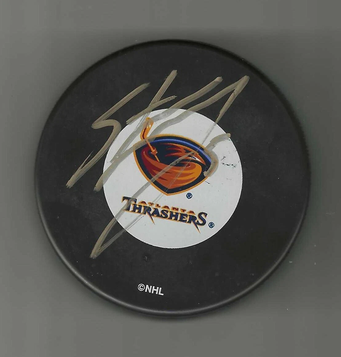 Steve McCarthy Signed Atlanta Thrashers Puck
