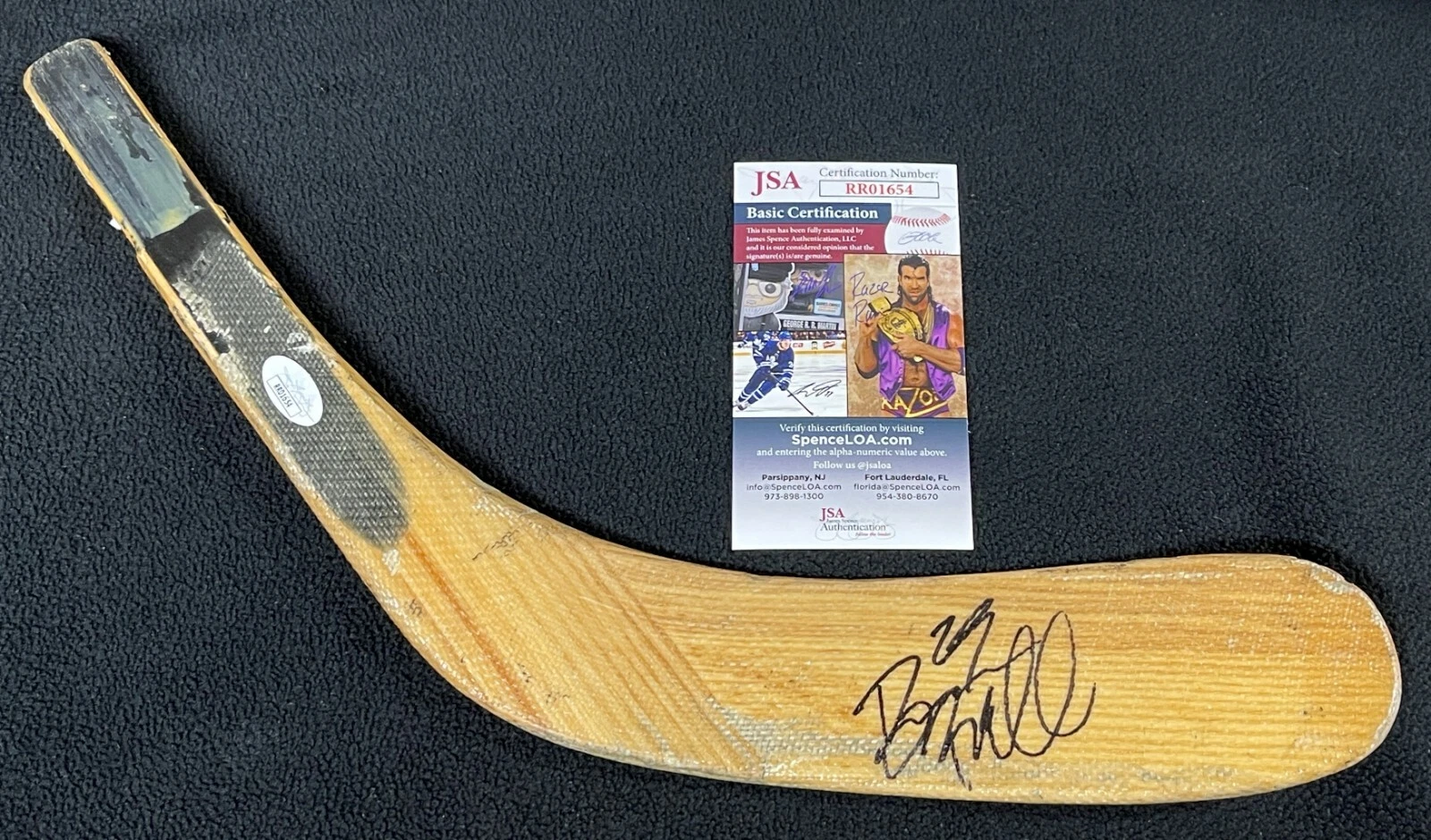 Bryan Bickell Signed Chicago Blackhawks Stick Blade JSA COA
