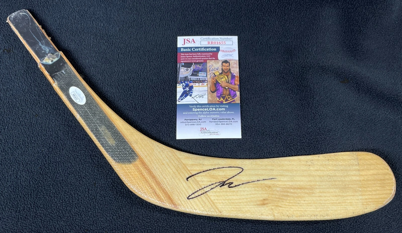 Darnell Nurse Signed Edmonton Oilers Stick Blade JSA COA
