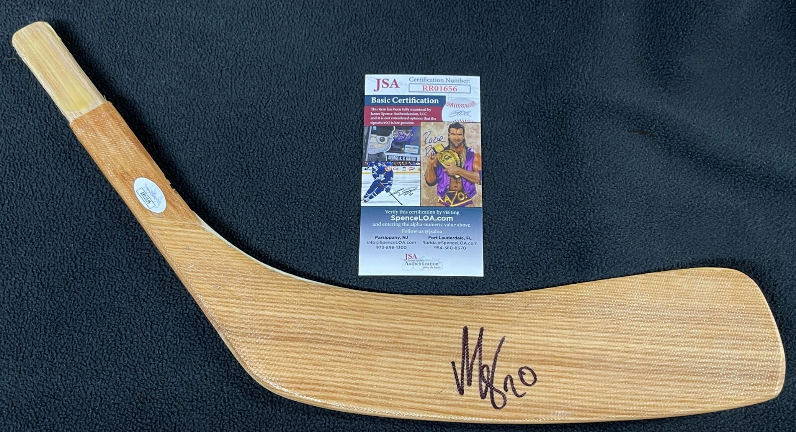 Marcus Sorensen Signed San Jose Sharks Stick Blade JSA COA
