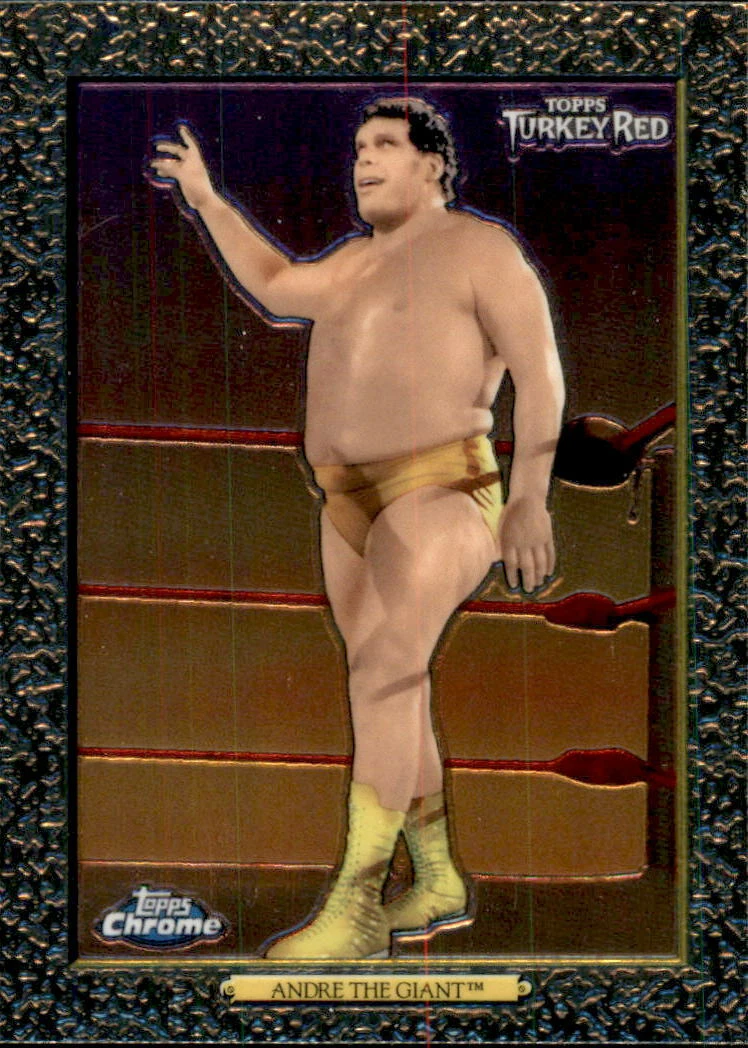 Andre The Giant 2007 Topps Chrome WWE Turkey Red Card #95
