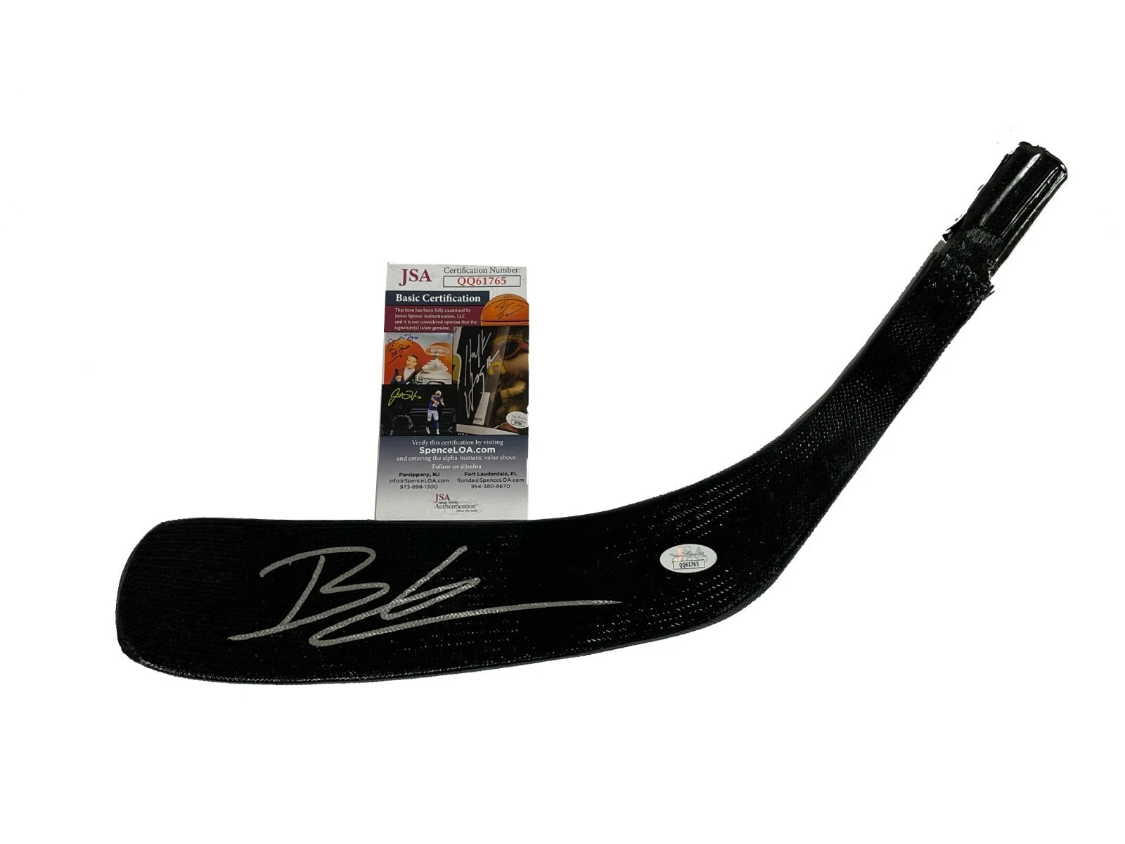 Brad Lambert Signed Stick Blade JSA COA 2022 Winnipeg Jets
