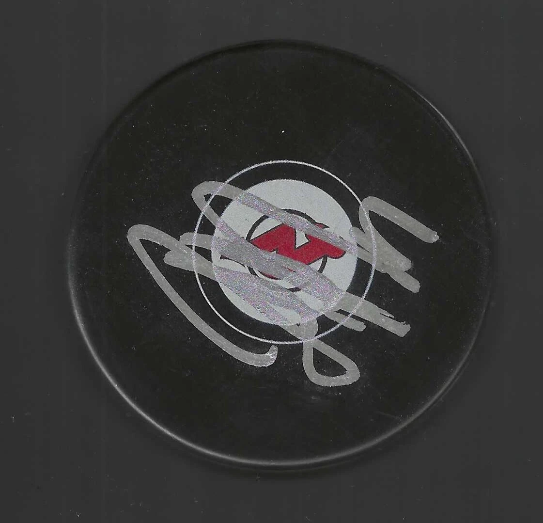 Jeff Reese Signed New Jersey Devils Puck
