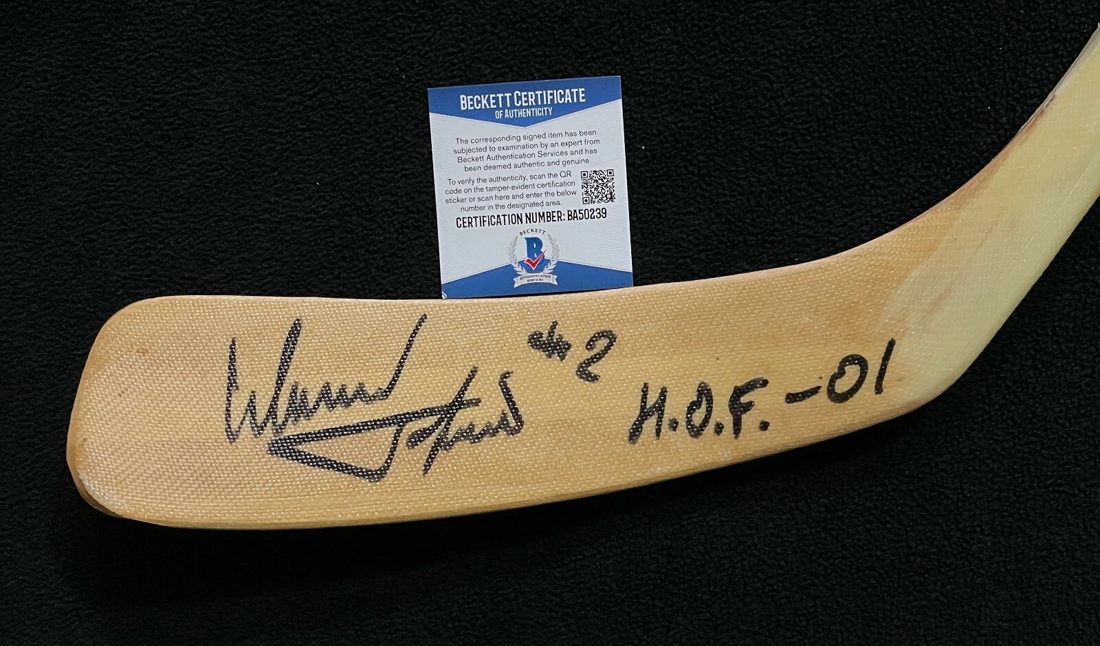 Viacheslav Fetisov Signed Detroit Red Wings Stick Beckett COA Slava
