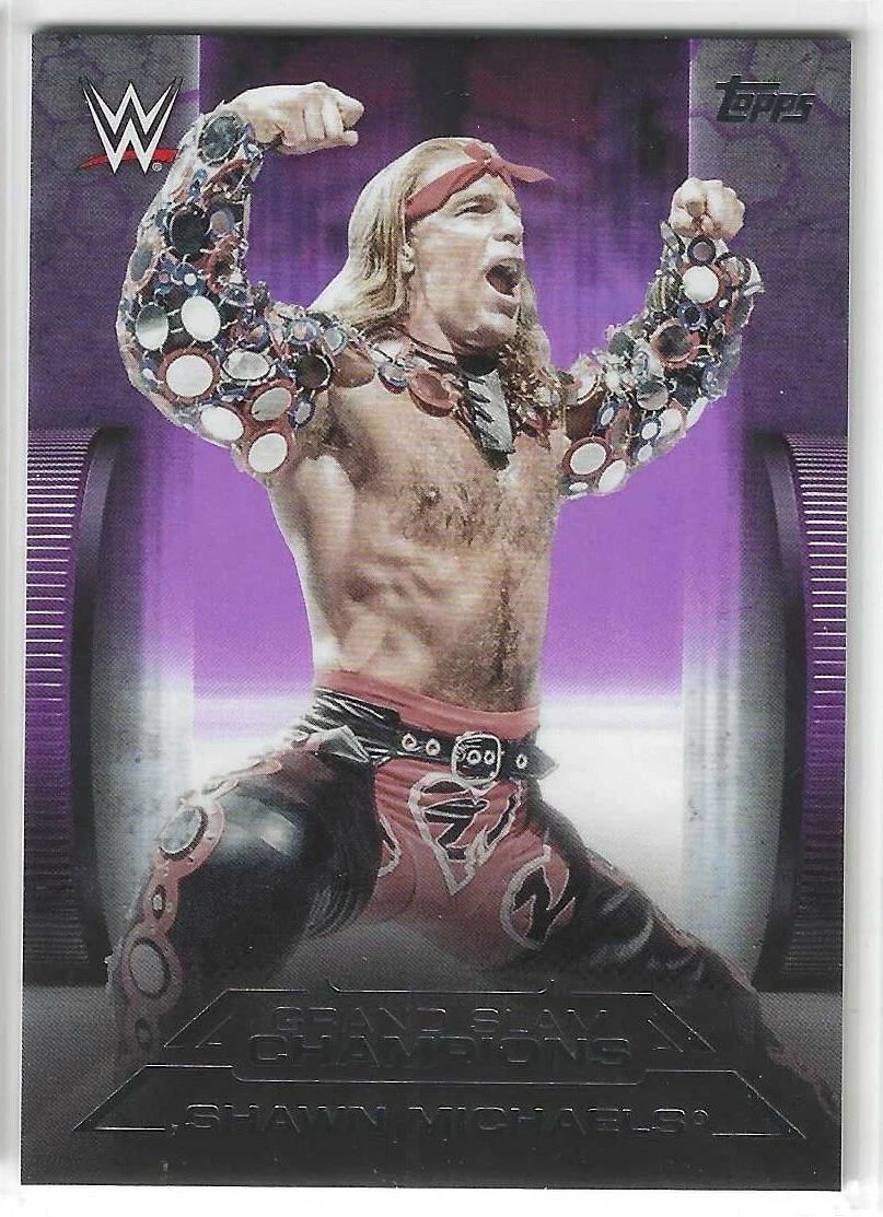 Shawn Michaels 2021 Topps WWE Undisputed Purple Card GS-14
