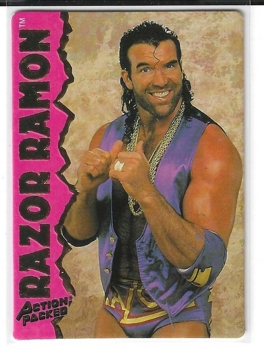 Razor Ramon 1995 WWF Action Packed Card #87 Scott Hall WWE WCW NWO TNA
