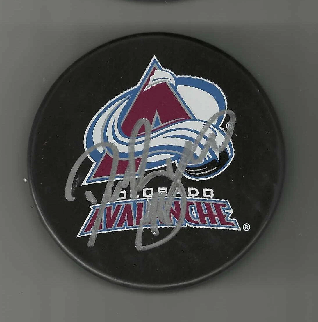 Daniel Briere Signed Colorado Avalanche Souvenir Puck
