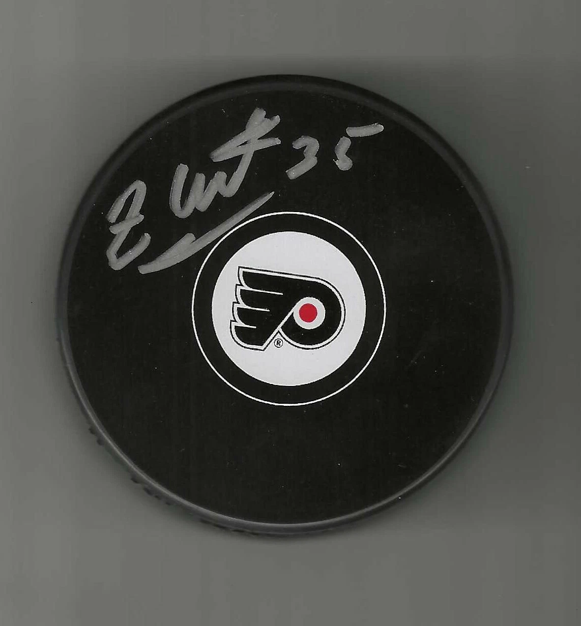 Frederic Chabot Signed Philadelphia Flyers Puck
