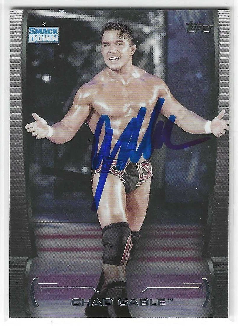 Chad Gable Signed 2021 Topps WWE Undisputed Card #34
