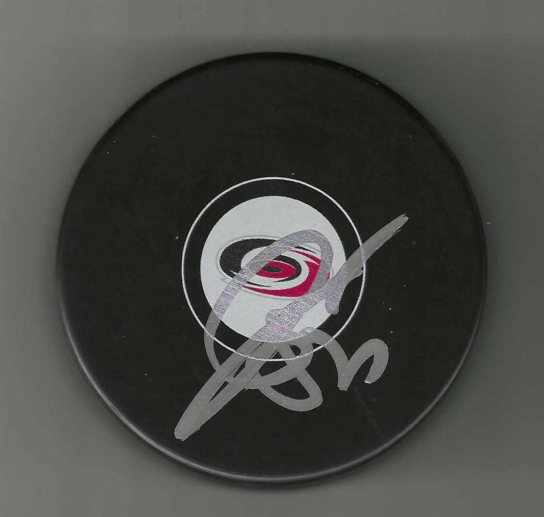 Tuomo Ruutu Signed Carolina Hurricanes Puck

