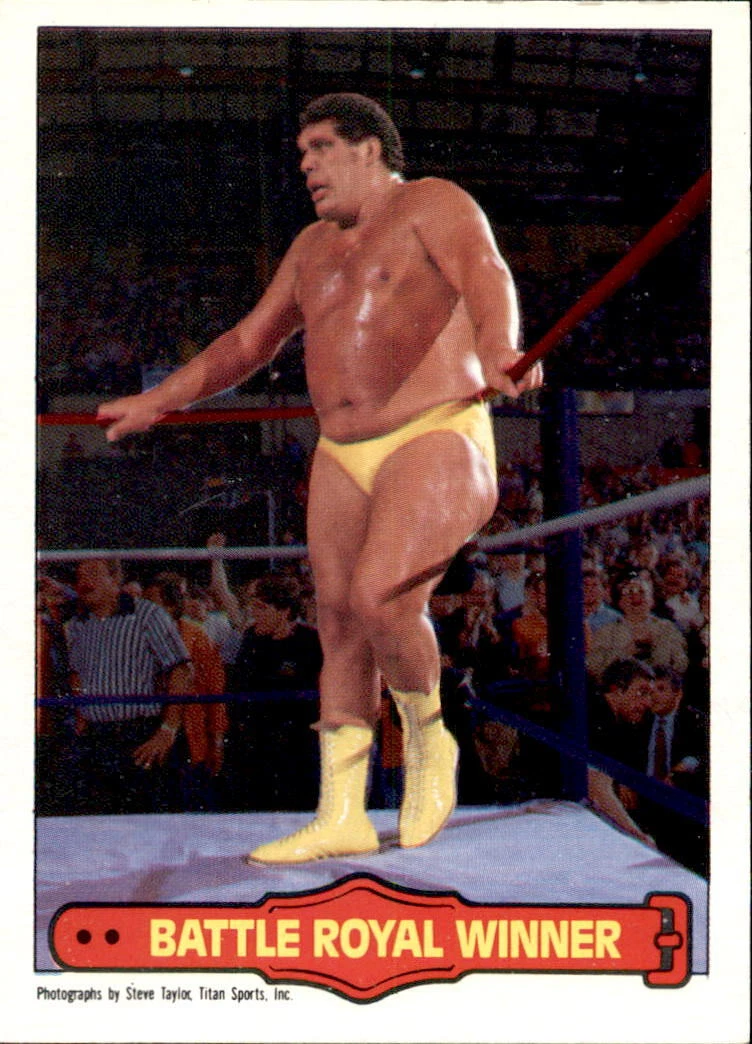 Andre The Giant1985 O-Pee-Chee WWE Card #73
