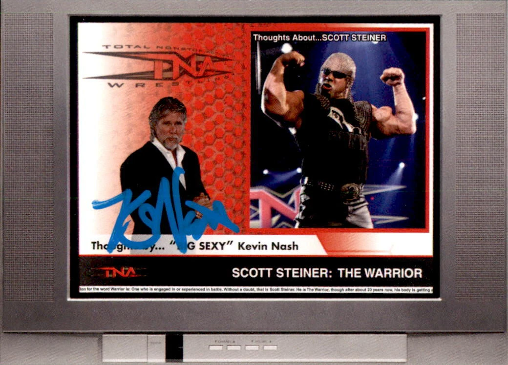 Kevin Nash Signed 2008 Tristar TNA Impact Card BS-4 WWE
