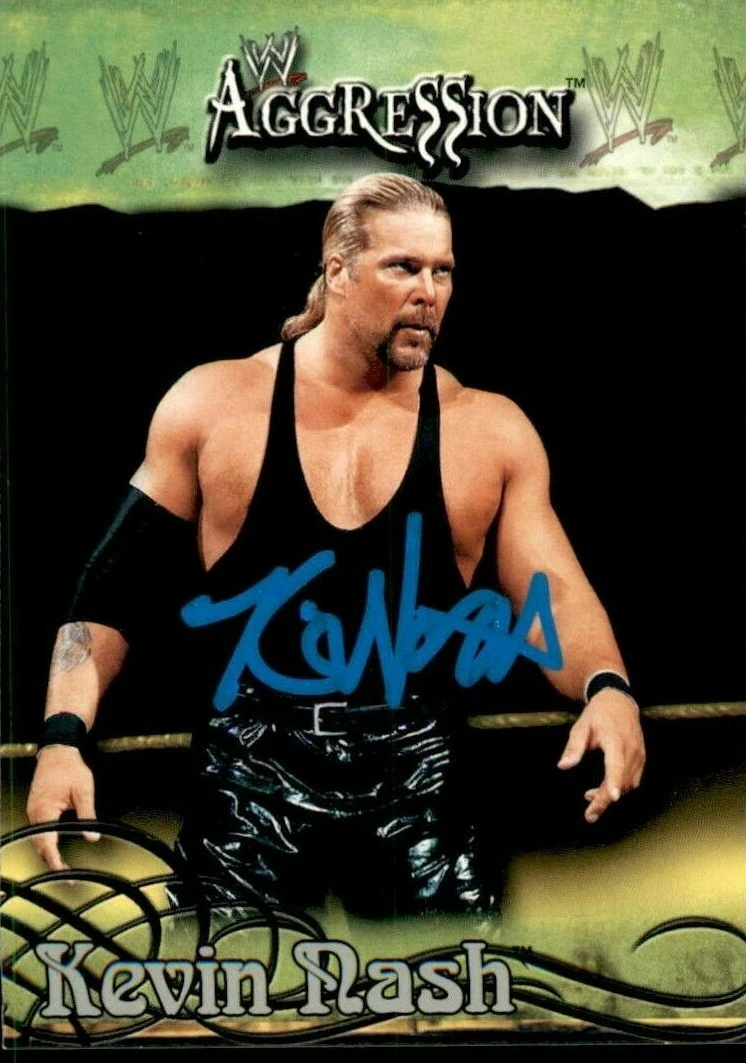 Kevin Nash Signed 2003 Fleer WWE Card #19
