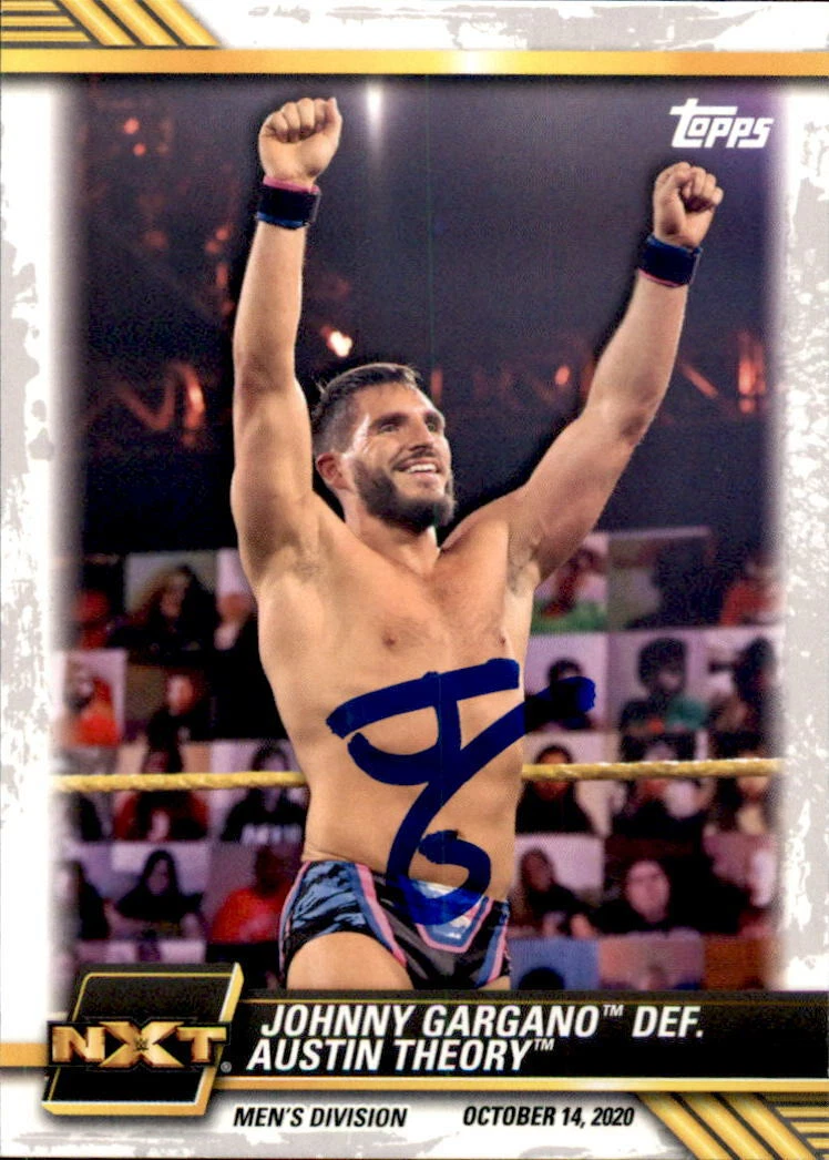 Johnny Gargano Signed 2021 Topps WWE NXT Card #76
