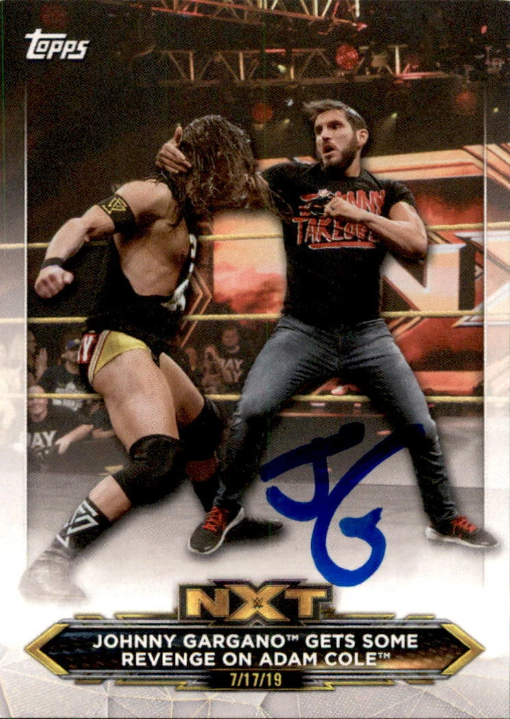 Johnny Gargano Signed 2020 Topps WWE NXT Card #9
